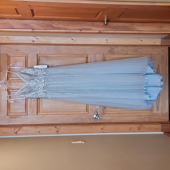 Alyce Paris Silver Formal Dress - Picture 13 of 14